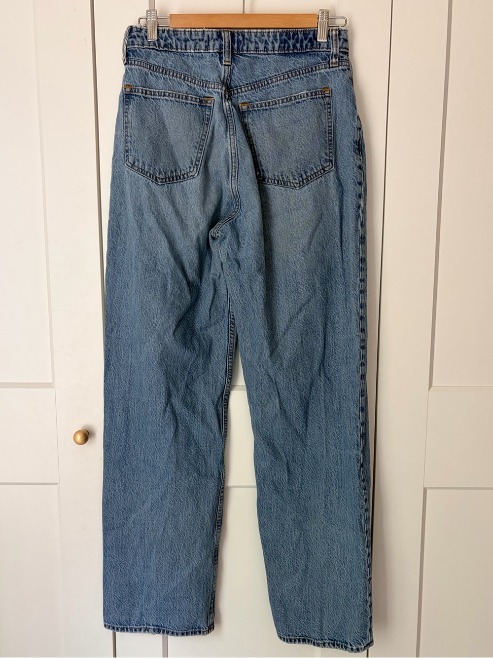 Abercrombie & Fitch The Loose High Rise Light Blue Wide-Leg Jeans | 28L - Picture 2 of 4